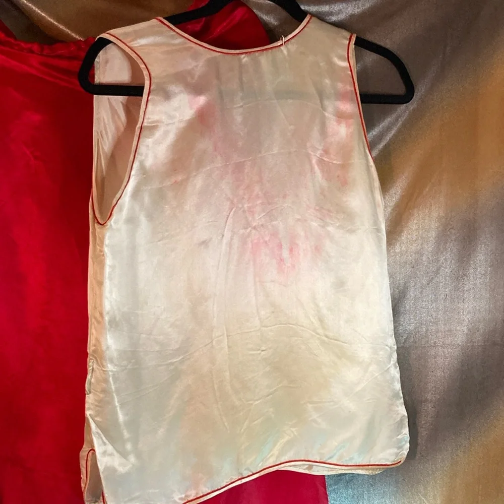 Elegant Red Satin Women's Sleepwear‎ Set. Box G
